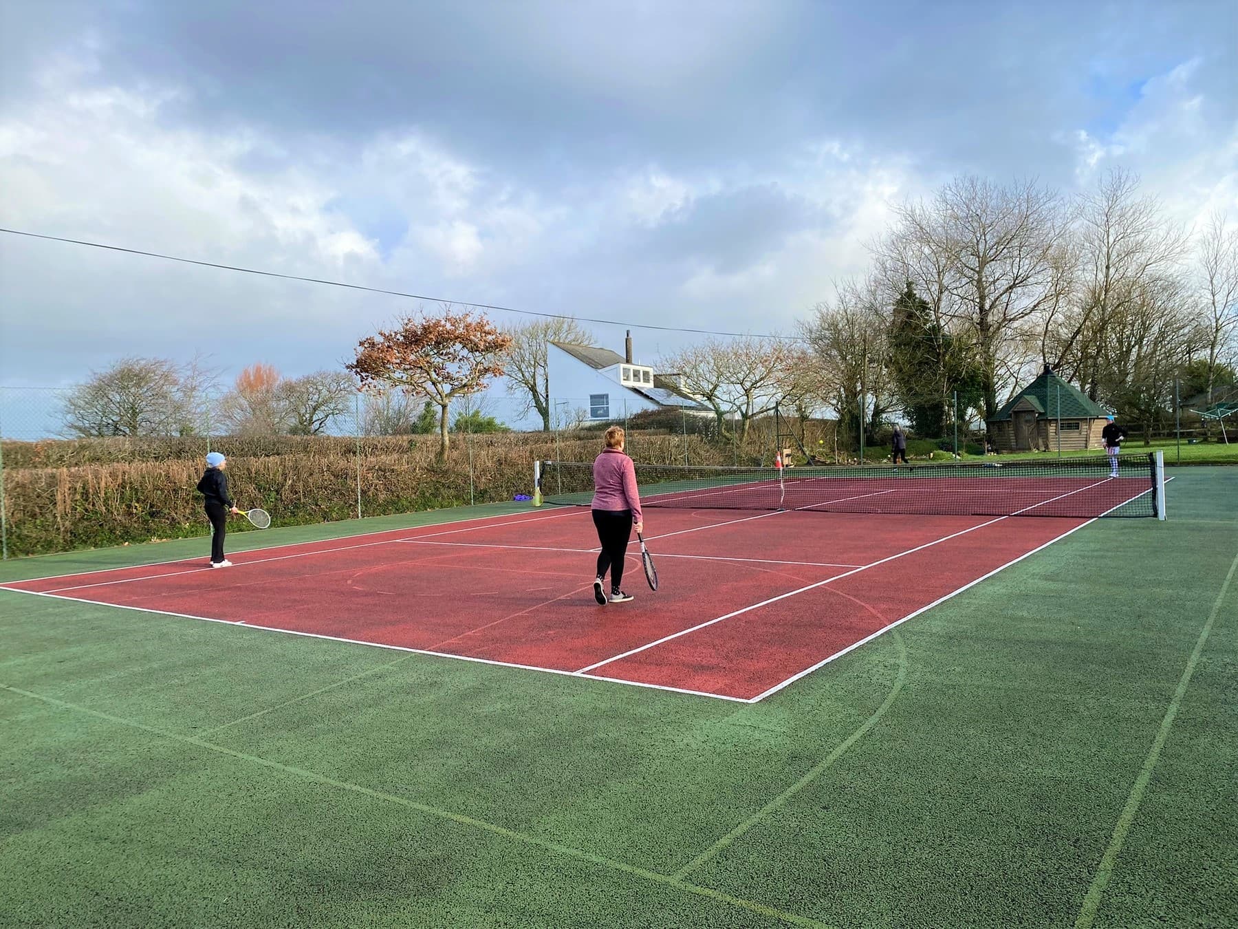Ladies tennis match